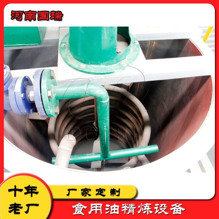 油脂精炼成套设备 国瑞厂家定制 大中小型全自动菜籽油精炼设备