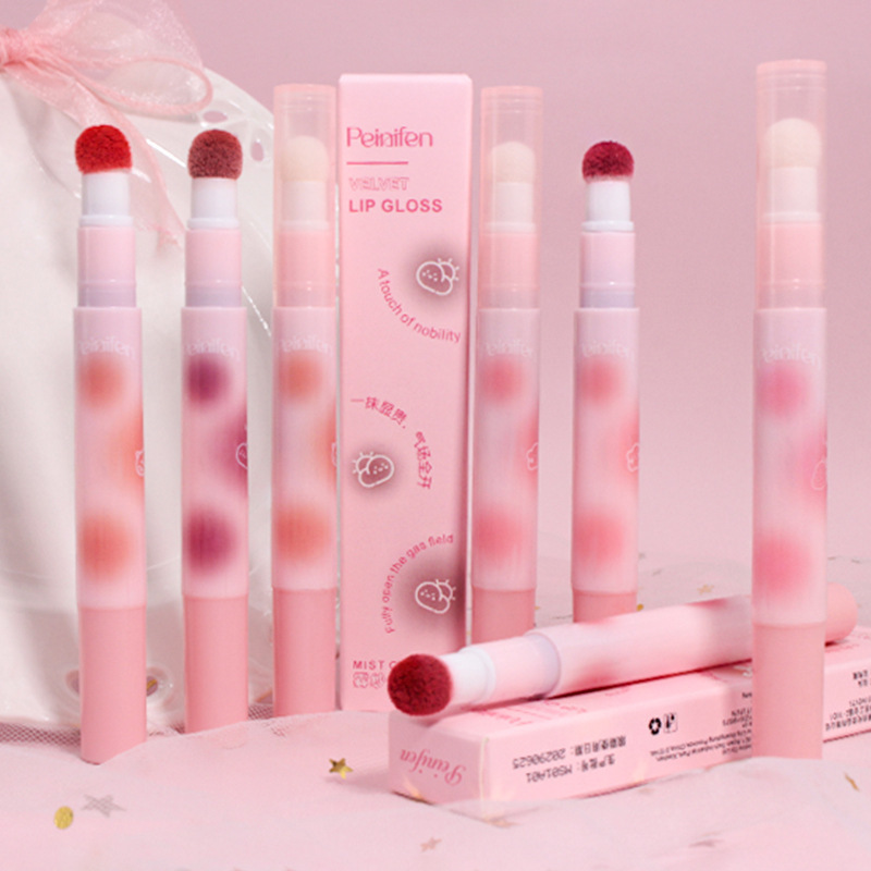 佩妮芬唇粉霜口红双头唇釉正品不易掉色哑光显白唇泥化妆品批发|undefined