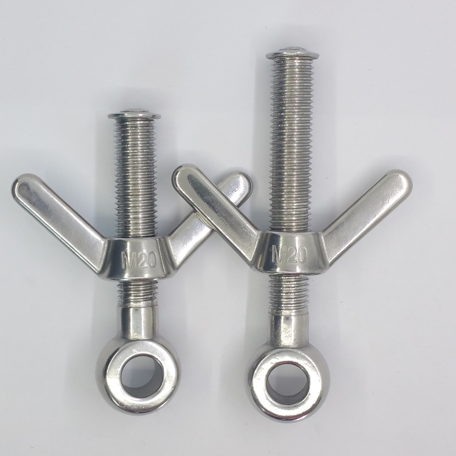 不锈钢螺丝有眼螺栓 羊角螺丝蝶形螺栓吊环螺丝户外健身配件螺丝