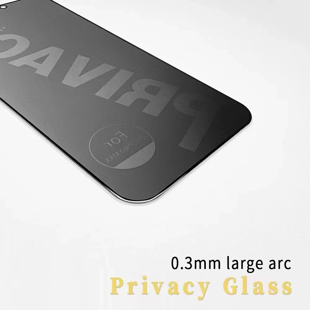 Подходит для iPhone15 силиконовая экранная приватная пленка, полная экранная приватная пленка Apple 14pro, приватная пленка с черной каймой для 15promax