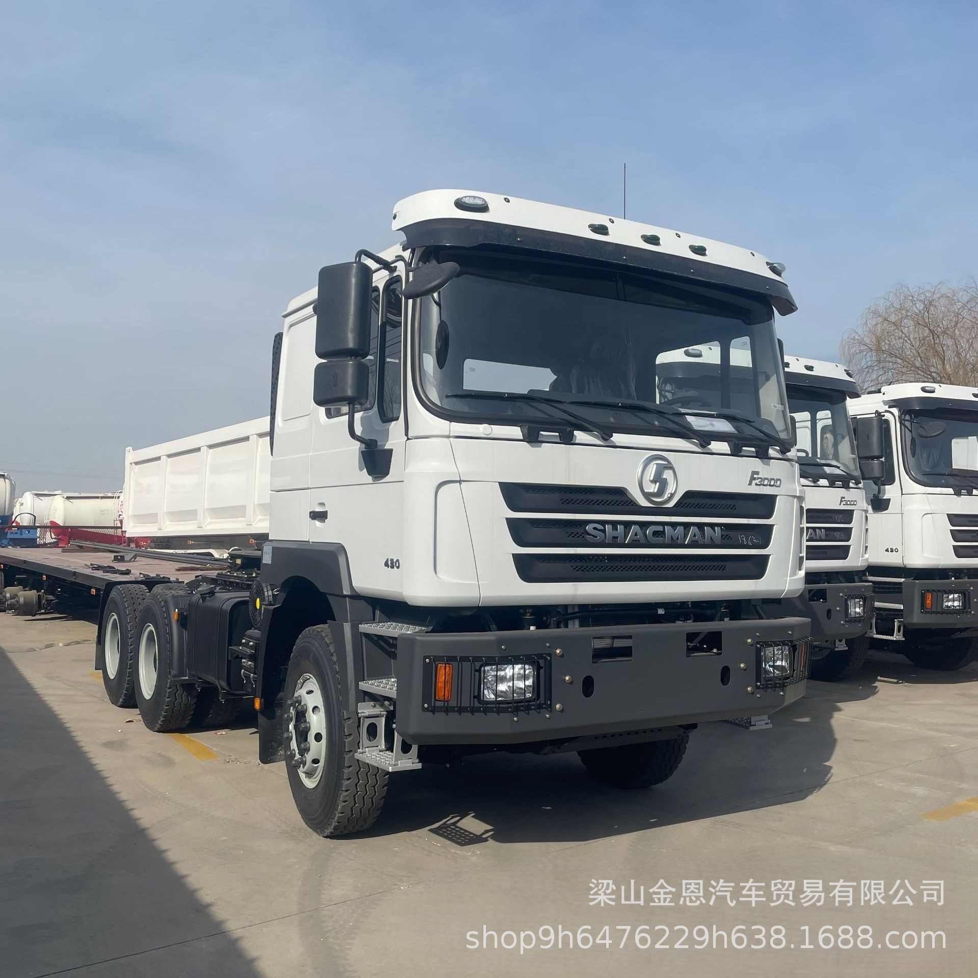 跨境供应销售陕汽德龙6*4重型牵引车头拖车头 集装箱半挂拖车头