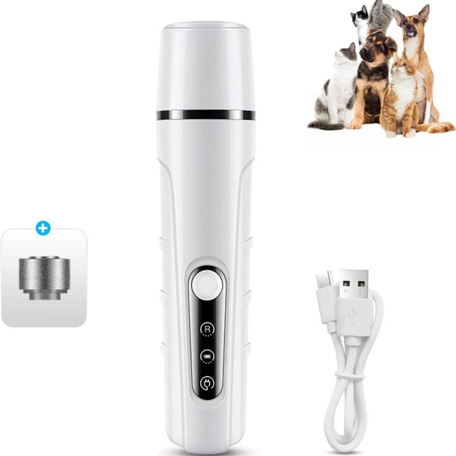 Трансграничные мощные светодиодные лампы Электрический шлифовальный аппарат для ногтей для домашних животных