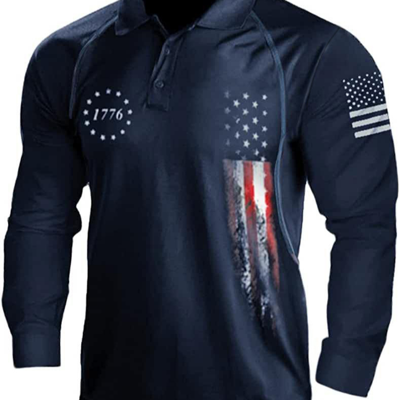 Jersey transfronterizo color a juego casual deportes impresión 3D retro streetwear sudadera camisa de manga larga Comercio exterior ropa de hombre