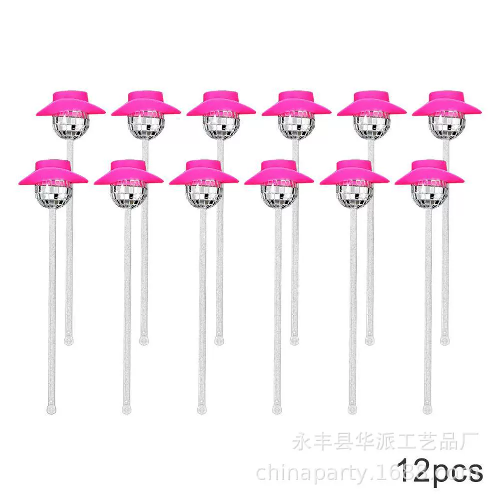 Трансграничная горячая Распродажа дискотека зеркальный шар ковбойская шляпа коктейль растяпа день рождения свадебное украшение