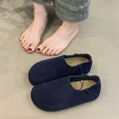 厚い底の本革のベーケンの靴の女性の靴