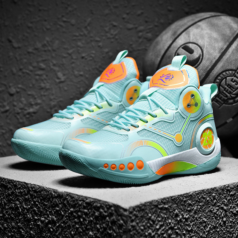 Una pieza de zapatos de hombre de otoño, zapatos antideslizantes para jóvenes, zapatos deportivos para estudiantes, zapatos de baloncesto fantasma de alto nivel 3