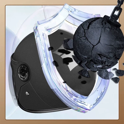Motosiklet kaskı (dəbilqə), winter thickened half helmet with
