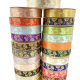 Polyester with laser bronzing poker Seal brand new spot bar hand DIY bar ribbon gear
