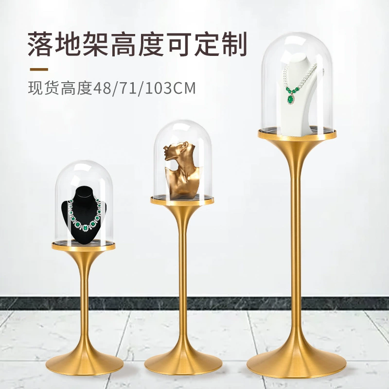 Внешняя торговля взрывными ювелирными изделиями стеклянная крышка очень большой витрина