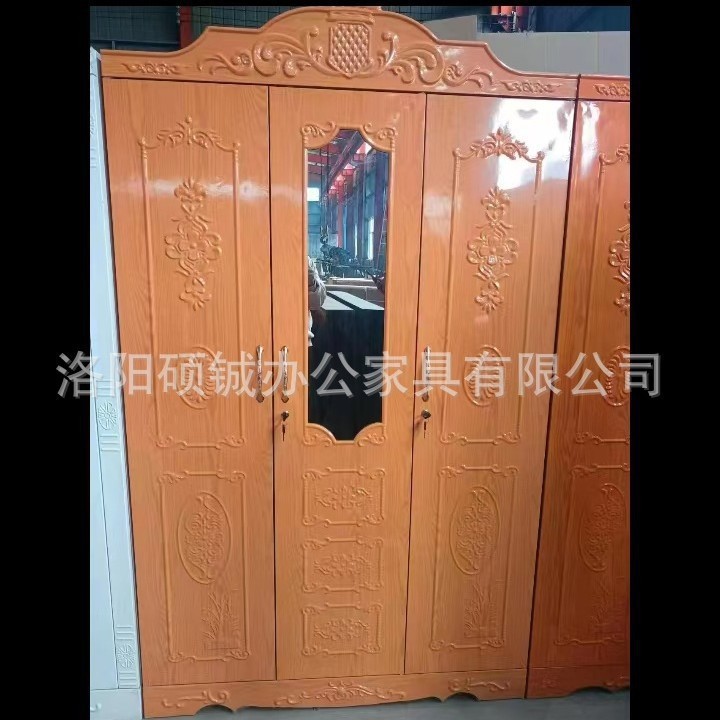 Armario de acero prensado para comercio exterior, armario grabado, armario metálico, armario para ropa de cama, armario estampado, armario de almacenamiento para dormitorio, armario cambiador.