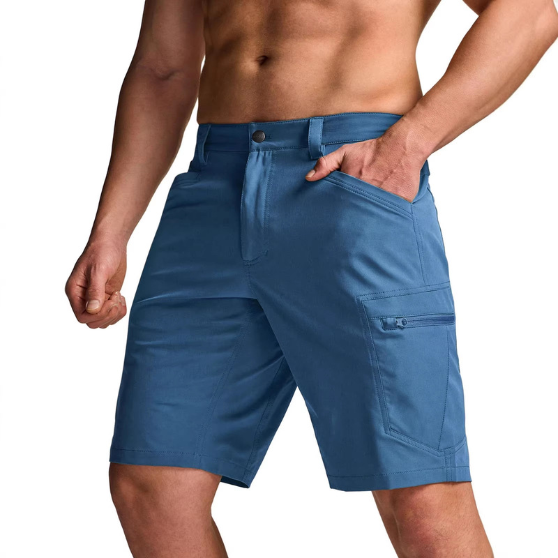 Men's Quick-Dry Stretch Work Shorts, Lightweight, Waterproof, Tactical Casual Style, Suitable for Golf, with Multiple Pockets Men's Quick-Dry Stretch Work Shorts, Lightweight, Waterproof, Tactical Casual Style, Suitable for Golf, with Multiple Pockets