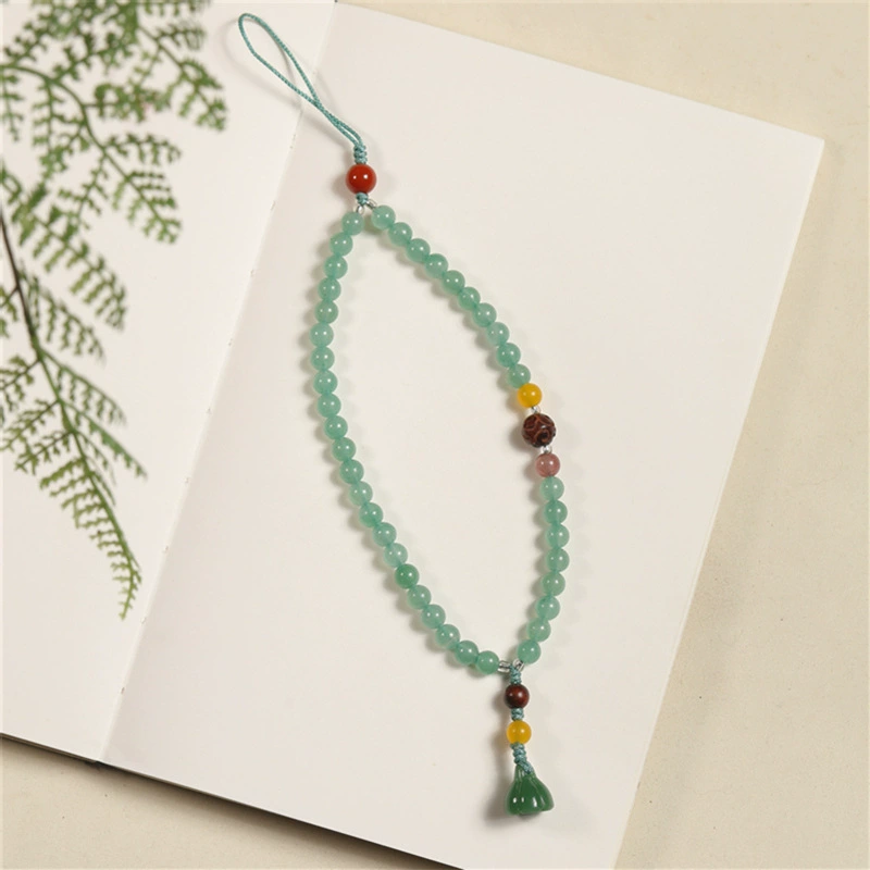 Organic mobile phone jade, strap, protective short sophisticated pendant