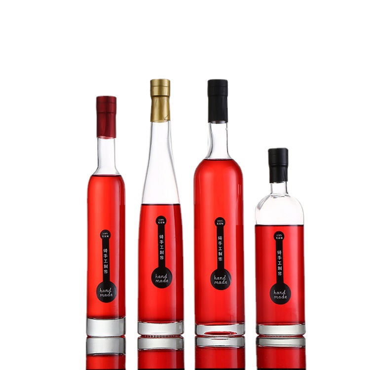 500ml ice wine bottle glass bottle wine bottle sealed wine bottle homemade bayberry wine bottle empty wine bottle set