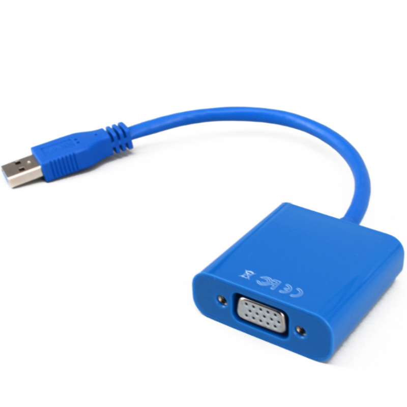 Cable Adaptador USB a VGA de Cobre para Computadora