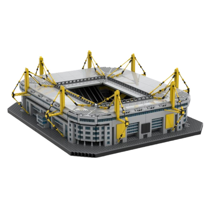 Creative Building Block Stadium Model Small Particle Assembly_voghion.com