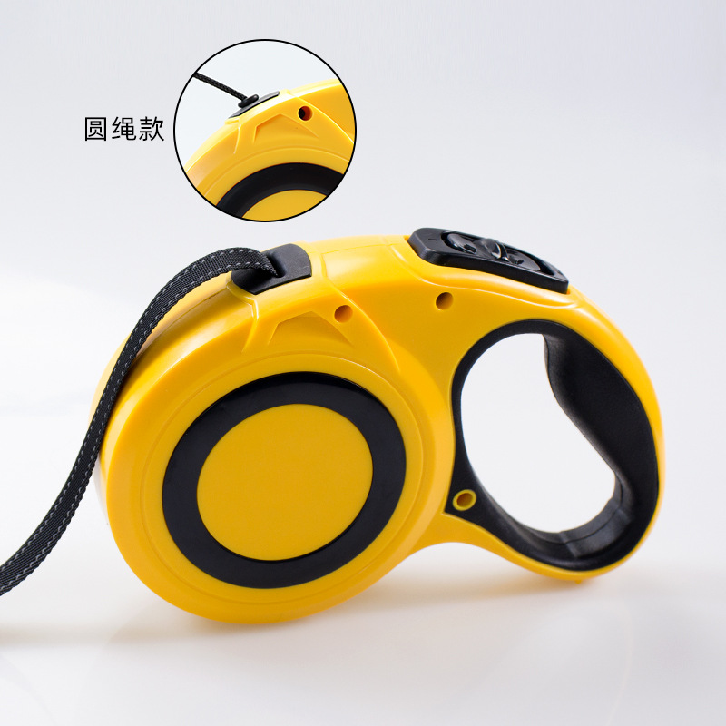 Amazon pet retráctil perro de tamaño medio reflectante caminando correa de tracción de perros recogiendo caja de conveniencia cuerda de tracción retráctil personalizada