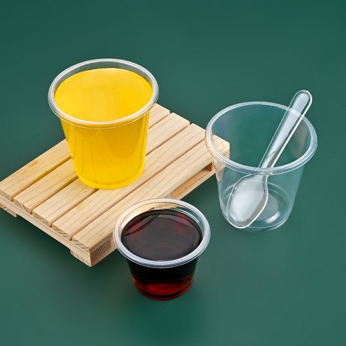 Tasting cup disposable transparent plastic cup 20/30/40ml supermarket coffee milk tasting cup tasting cup