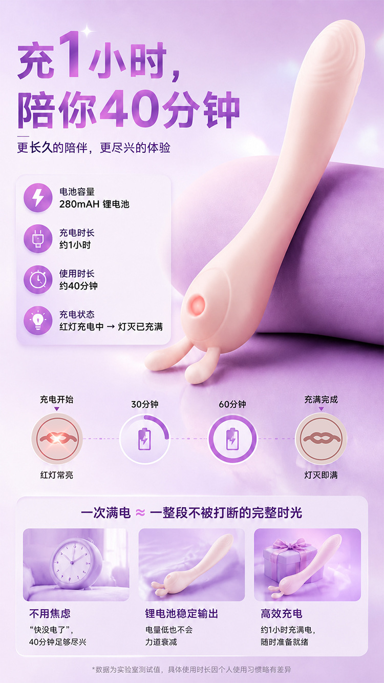 Jiuai Thrusting Vibrator for Women, Insertable Sex Toy with One-Button Control — detail image 9