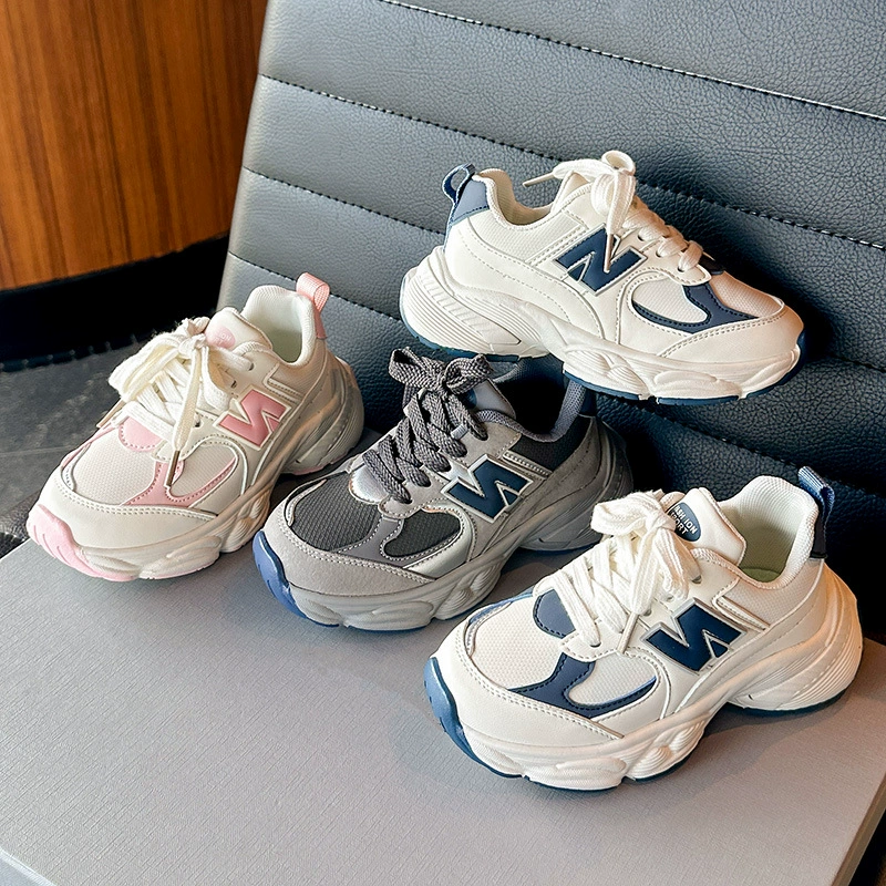 Детская спортивная обувь новая весна и осень 2025 года удобная и дышащая детская модная повседневная обувь для девочек студенческая детская обувь