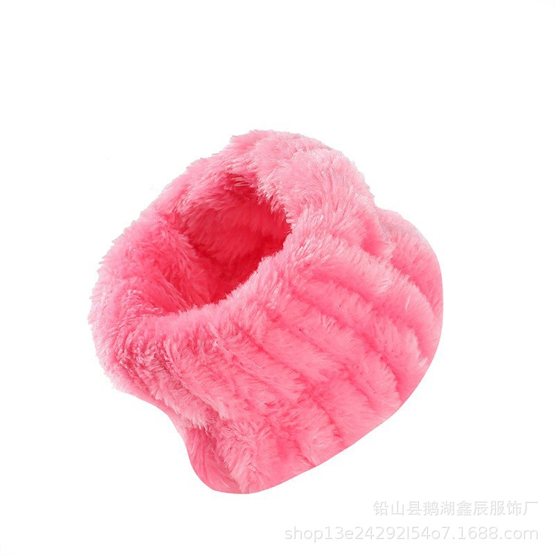 Nueva correa de muñeca de color sólido simple deportes máscara de anillo de muñeca de franela a prueba de sudor para lavado de cara muñeca impermeable especial