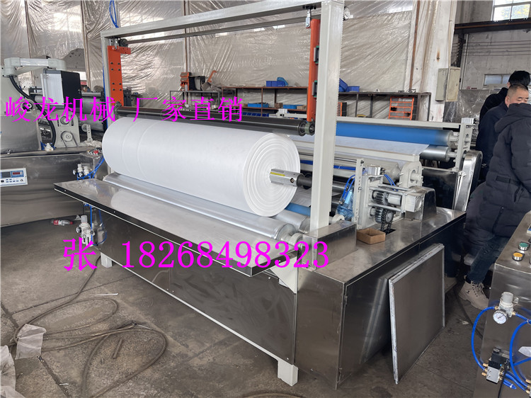 全自动无纺布分切复卷机 打线分切折叠机 毛巾卷 懒人抹布机