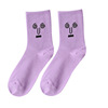 Demi-season cartoon brand sports cute knee socks, mid-length