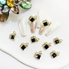 Jewelry, metal universal nail decoration with bow, internet celebrity