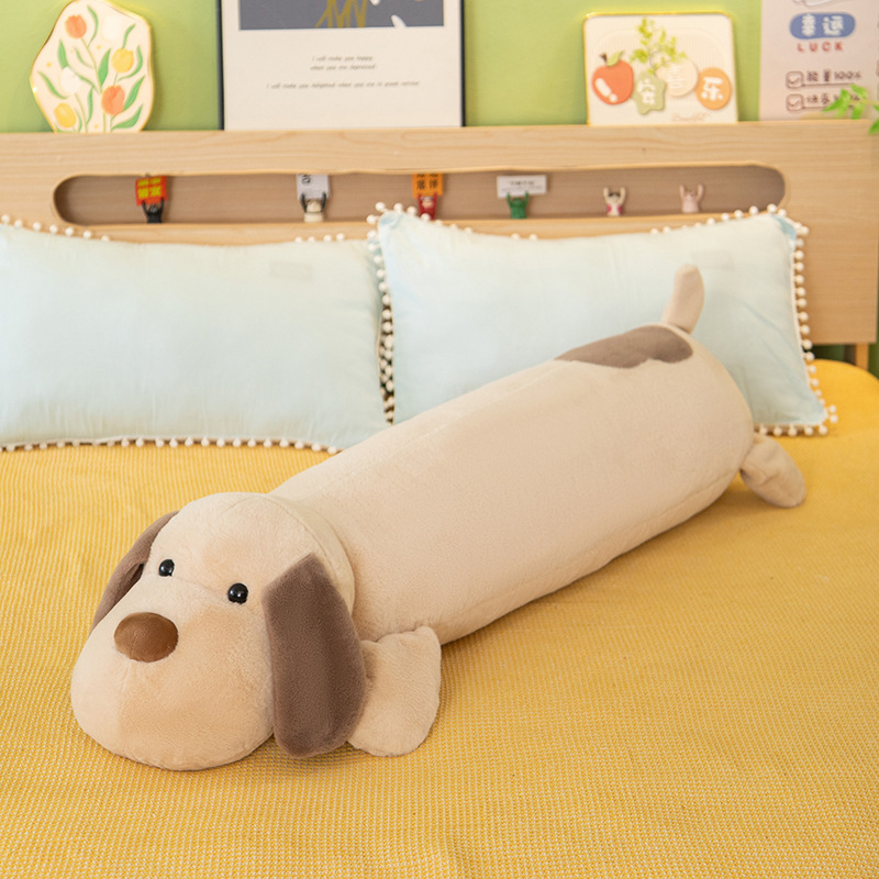Perro grande independiente almohada de peluche muñeca dormir muñeca de piernas al por mayor