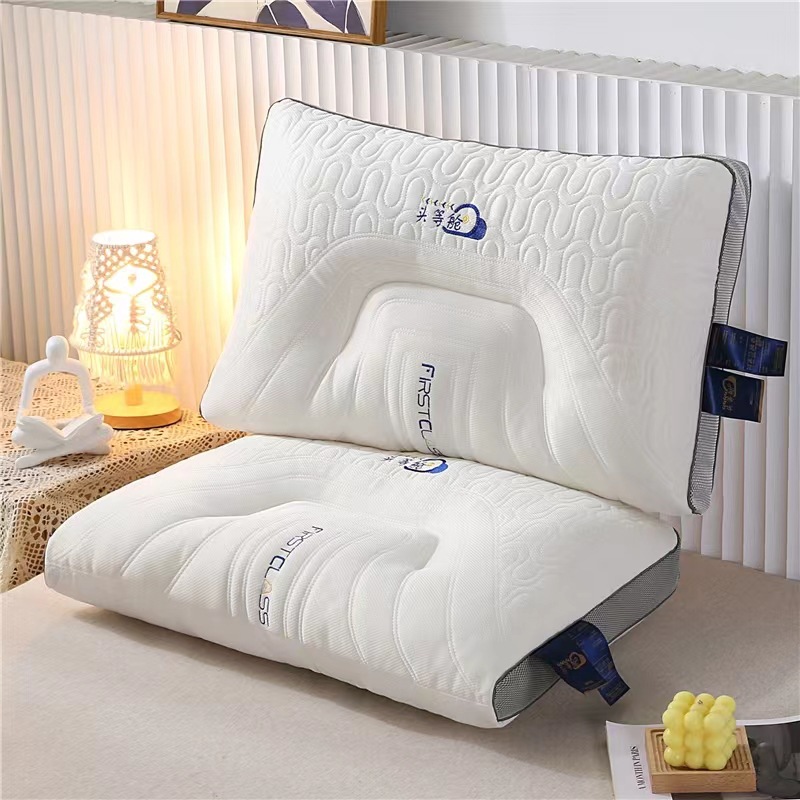 New three-sided net-side starry cabin pillow cloud cabin pillow core space capsule latex pillow star hotel sleeping comfort