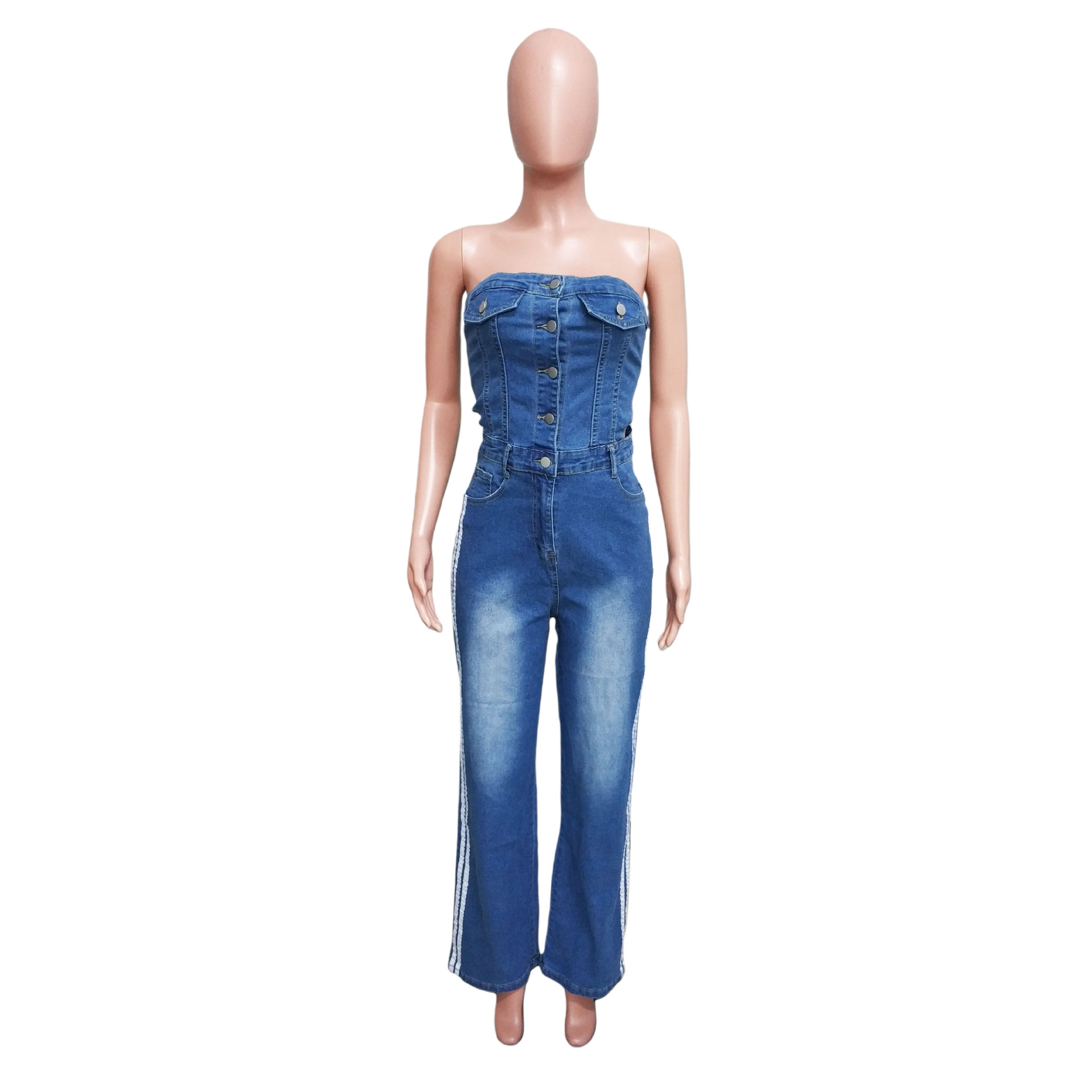 Bodysuits Tops Type Women's Daily Bodysuits Casual Solid Color Full Length Jumpsuits