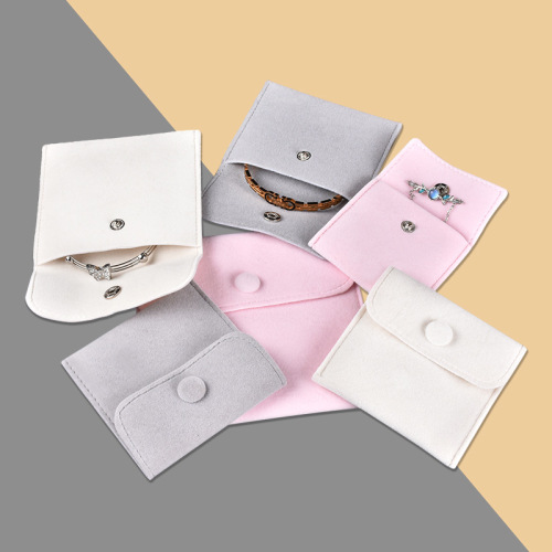 High-end jewelry bags, velvet purse bags, snap bags, fine velvet rings, necklaces, jewelry storage bags, earring bags
