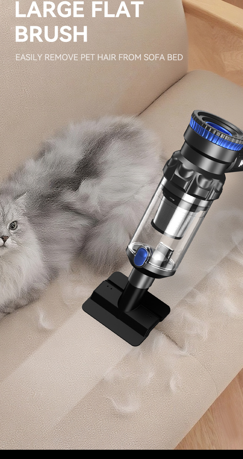 Car Vacuum Cleaner Car Household Large Suction Portable Charging Handheld Wireless Brushless Small Powerful Dust Blower