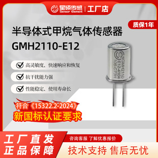 Gmh2110-E12 Chip Semiconductor Combustible Gas Sensor Methane Alarm Probe Digital Components