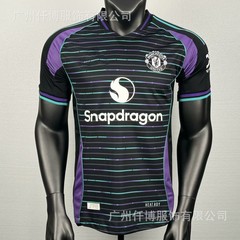 半袖選手版サッカー服トレーニング熱身出場服シングルシャツ2526マンチェスター・ユナイテッド・バルサ・チェルシー皇馬ユニフォーム