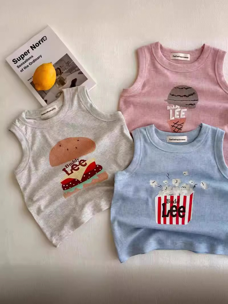 Children's cartoon summer vest for boys