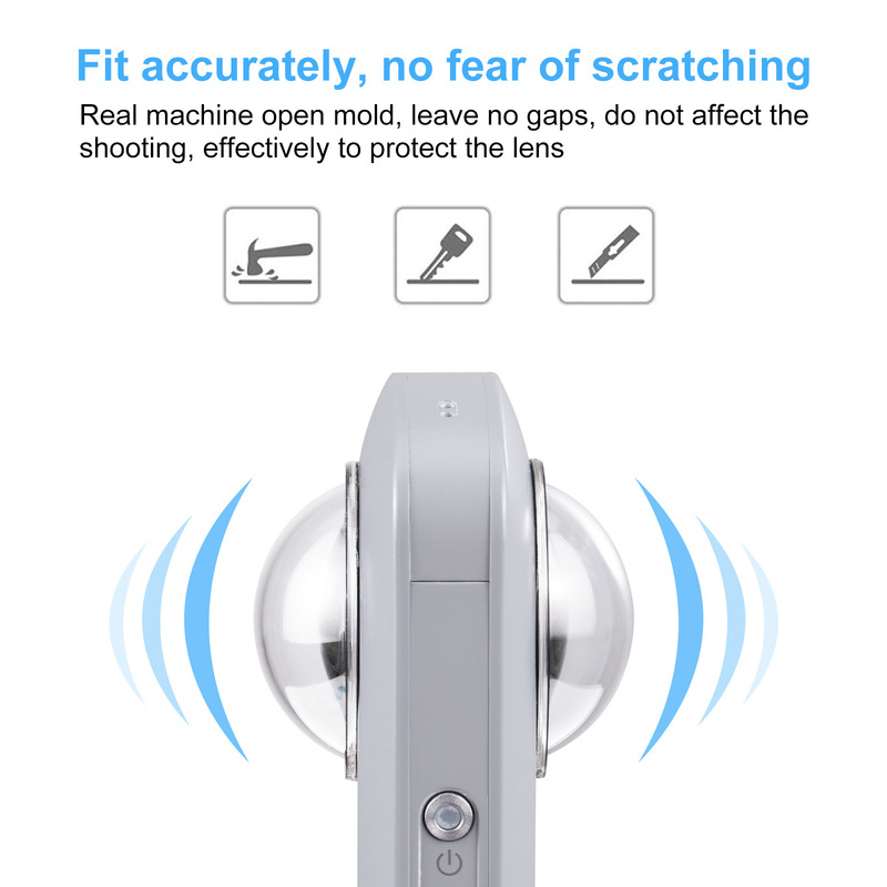 PULUZ ファットカウは、Ricoh Theta SC2/S/V アクションカメラ粘着レンズ保護ミラーに適しています。|undefined