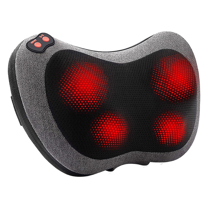 Amazon almohada de masaje multifuncional cuello hombro cintura espalda coche casa cuello columna cervical almohada de masaje