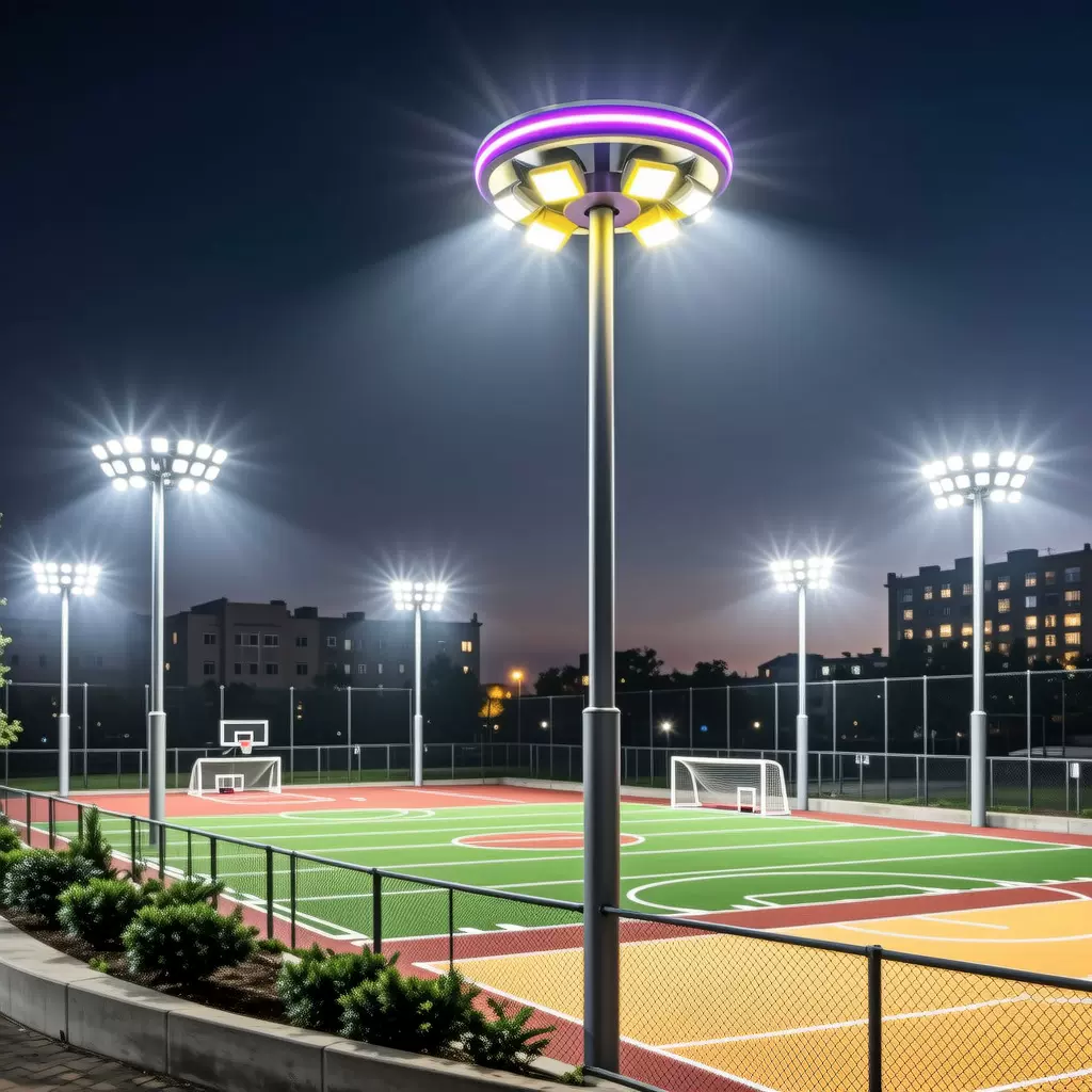 户外防水照明灯10米12米15米篮球场足球场景区广场公园道路高杆灯