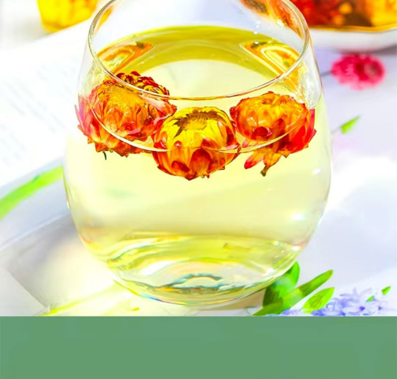 Seven-Color Chrysanthemum Qi Cai Ju Dried Flower Heads 70g Bottle Yunnan Herbal Tea preparation