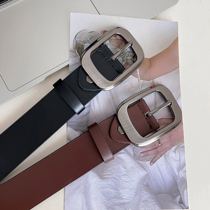 Belt Women's New Korean Style Retro Niche Decorative Jeans Belt Student Niche High-End American Casual Belt