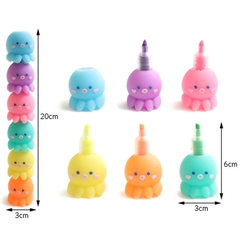 Mermaid Highlighter Ocean Fish Fish Head Fish Eye Fish Tail Fish Scale Small Fish Fat Fish Fluorescent Pen