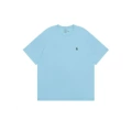 Cotton T-Shirt--Light Blue with Black Logo
