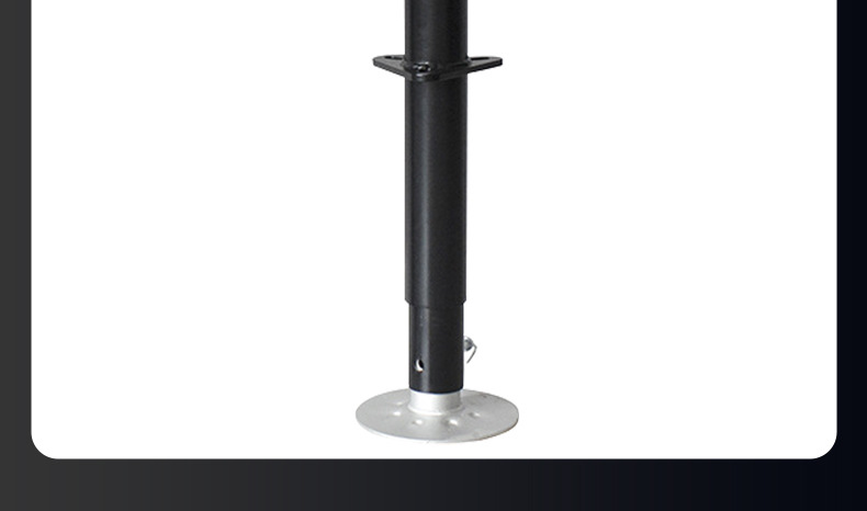 Top-Of-The-Line Trailer 0kg with Detachable Yacht and Rv Repair Support Legs, Wheel Base Plate, 2000Lbs Support Frame