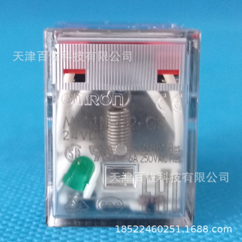 MY4N-D2-GS 24VDC继电器MY4N-D2-GS DC24欧姆龙继电器