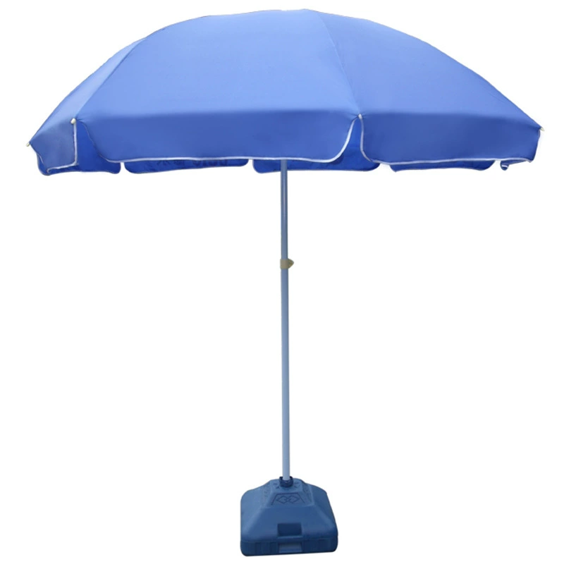 Beach big umbrella solar-powered for commercial use
