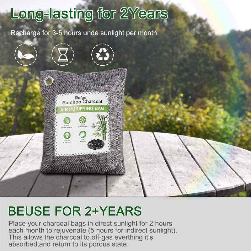 竹炭包空氣淨化袋活性異味吸濕劑空氣清新劑可定制