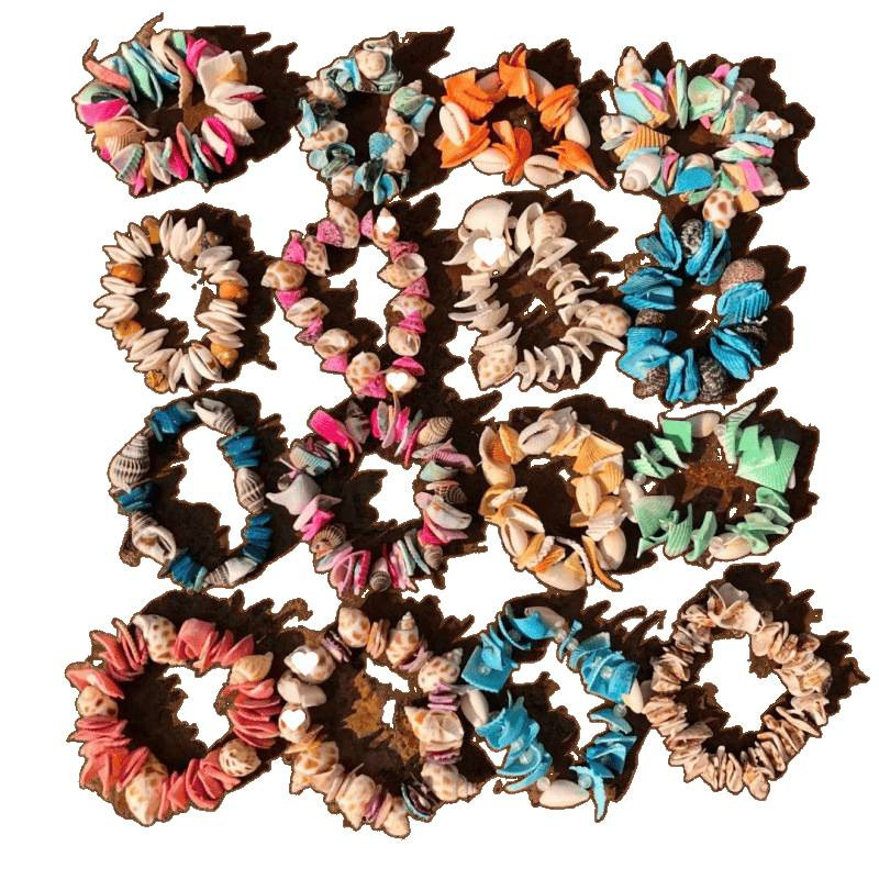 Conchas naturales conchas pulseras collares diy fresco versátil joyería correa de mano tienda artesanía característica fuente