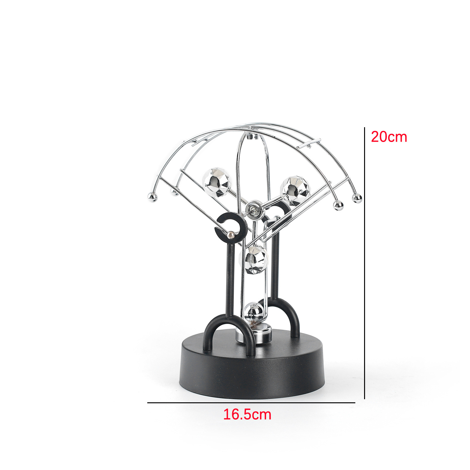 Ornamento caótico máquina de movimiento perpetuo Newton balancador billar de escritorio decoración del hogar silencioso