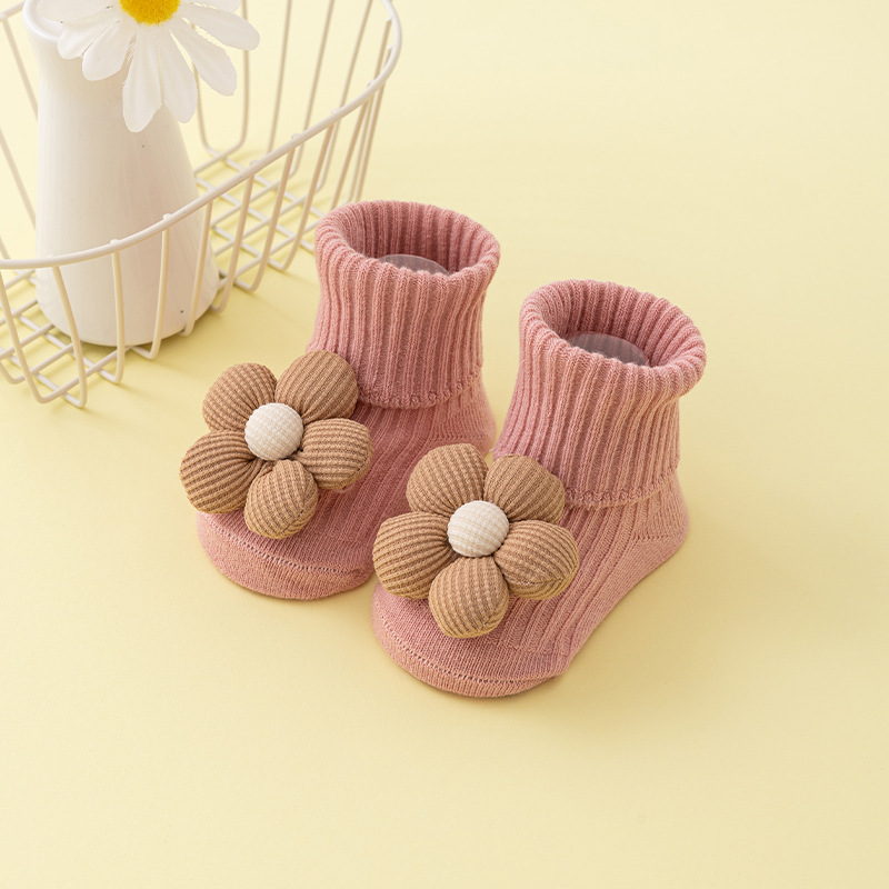 Calcetines de recién nacido anti-deslizante de clase A calcetines de piso para bebés de 1 - 3 años de edad, calcetines delgados de primavera y verano, calcetines de recién nacido no estrangular image 9
