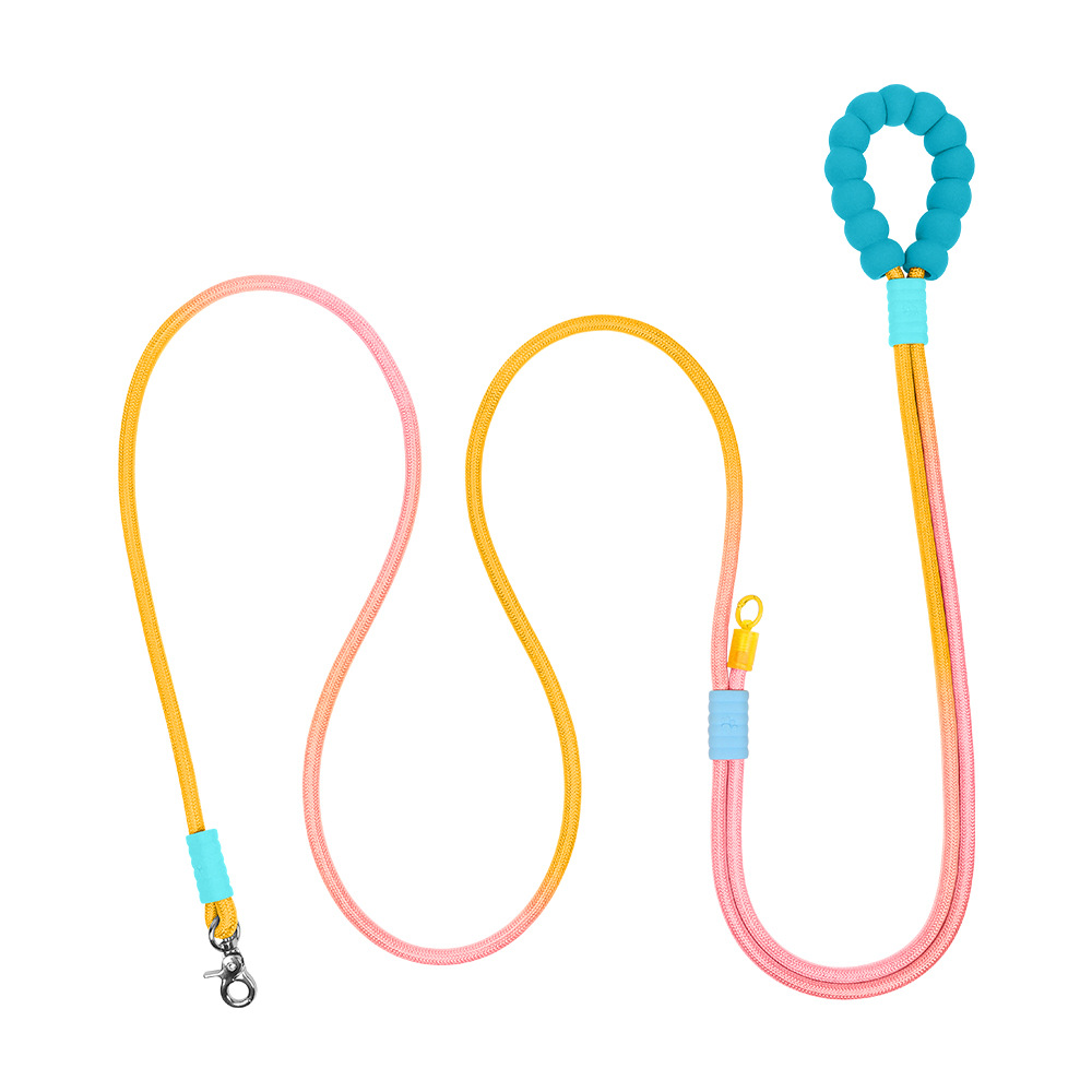 Cuerdas de tracción para perros de color fantasma de cintura de espuma de nubes de agarre de cuerda de grado de roca para caminar con cuerda de perro